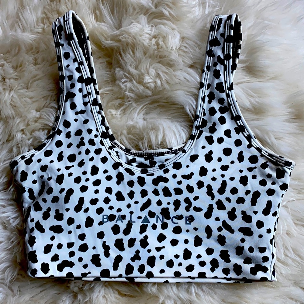 Balance Athletica - snow leopard bra - SM